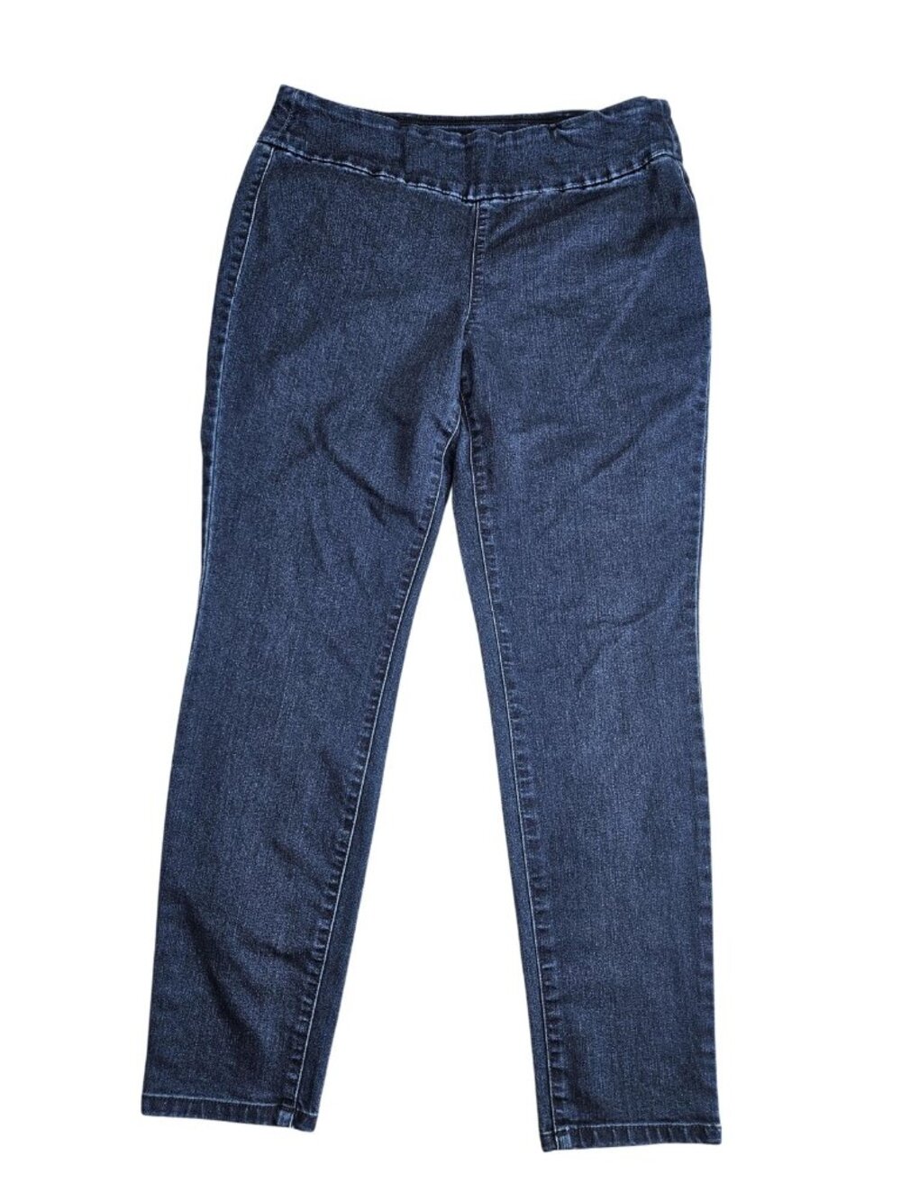 Charter Club Cambridge Skinny Jeans Womens 10 Blue Pull On High Rise Ankle Denim